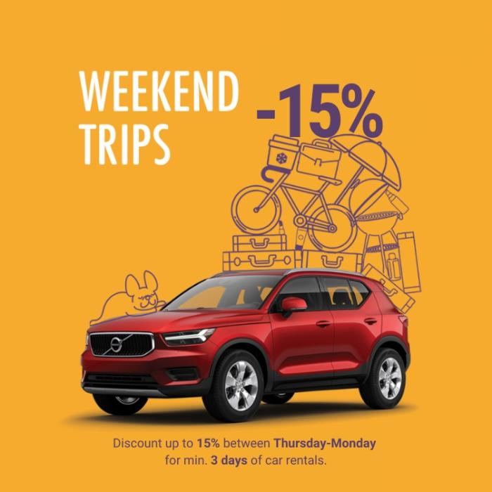 WEEKEND TRIPS -Weekend discounts for car rentals | RomaniaRentaCar.eu
